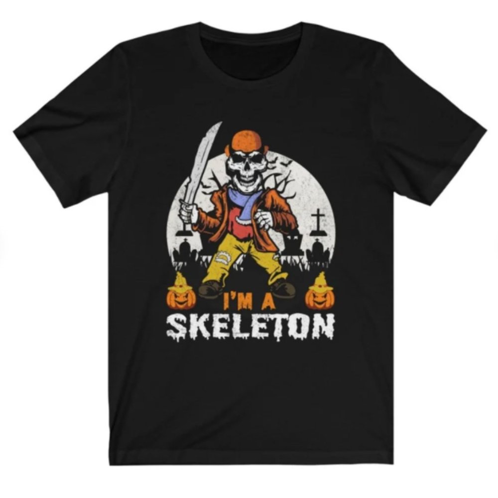 Halloween T-shirt with a funny drawing